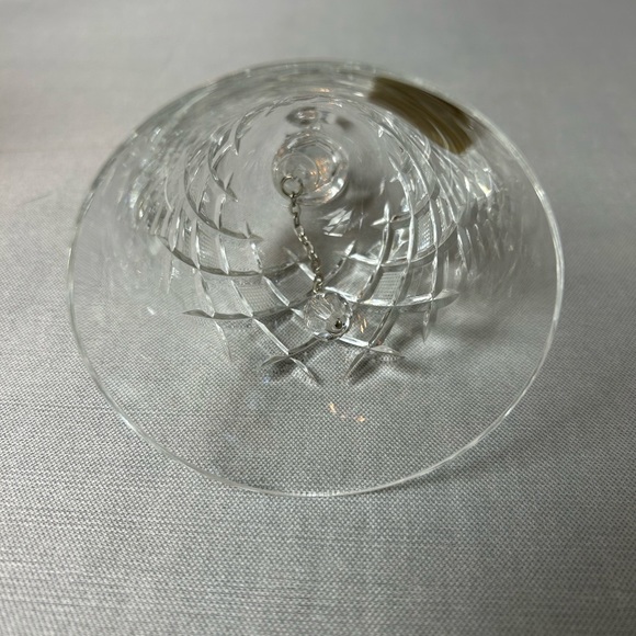 Zawiercie Lead Crystal Clear Bell Genuine Hand Cut - Picture 4 of 6